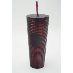 Starbucks Plum Berry Disco Grid Holiday Venti Tumbler 24oz