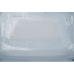 Vintage Blue Glass Loaf Pan Bread Baking Dish 1.5 qt 5" x 9" USA