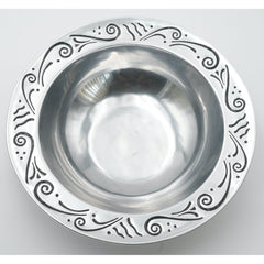 Lenox Spyro Hollowware Pewter 15" Large Serving Bowl