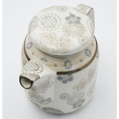World Market Ceramic Driftwood Floral 4-Cup Teapot with Lid