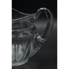 Vintage 1950s Heisey Colonial Clear Pressed Glass 56 Oz Jug Heavy Crafted In USA