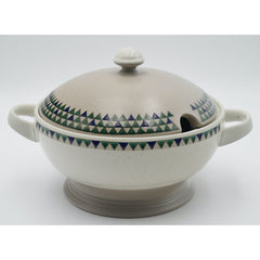 Vintage 2000 Mikasa Laredo Tureen & Lid Stone Craft CF304 Malaysia