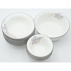Noritake New Decade Cafe Du Soir Vegetable Bowl, Cereal Bowl, Fruit/Dessert Bowl