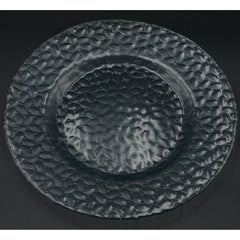 Arcoroc Vercors Ice Blue Light Blue Pebbled 9.5” Salad Plate