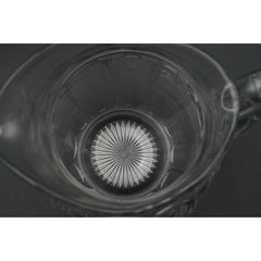 Vintage 1950s Heisey Colonial Clear Pressed Glass 56 Oz Jug Heavy Crafted In USA
