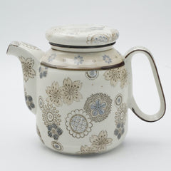 World Market Ceramic Driftwood Floral 4-Cup Teapot with Lid