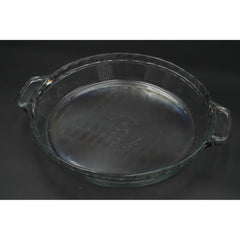 Anchor Hocking Glass Clear 9.5" Pie Plate 24 cm Pie Dish with Handles 1 Qt USA