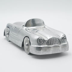 Vintage Pewter Classic Convertible Car Model Collectible Made in India