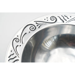 Lenox Spyro Hollowware Pewter 15" Large Serving Bowl