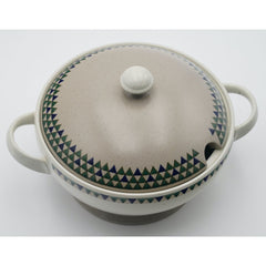 Vintage 2000 Mikasa Laredo Tureen & Lid Stone Craft CF304 Malaysia