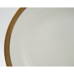 Vintage Cauldon England Gold Encrusted Band 9" Salad Plates Gold Trim Set of 6