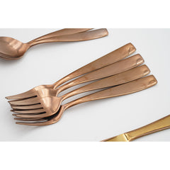 Cambridge O-16 Gold Tone Flatware Spoons Forks Knife Lot of 10