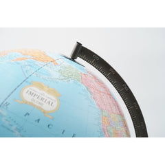 Feorge F. Cram Imperial Globe 12-Inch Diameter Globe Metal Base