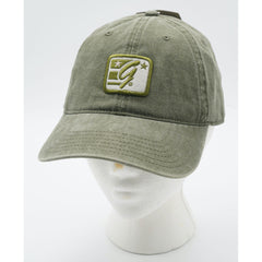The Game Headwear Hat Olive Green Trucker Adjustable Cap #GB465