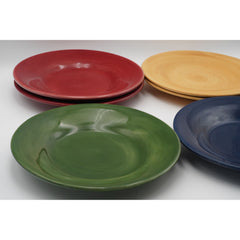 Pottery Barn Sausalito 12.25" Dinner Plate Green Purple Red Yellow *PICK*