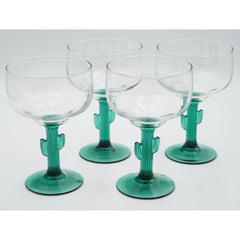 Libbey Cactus Margarita Glasses, 16-ounce, Set of 4
