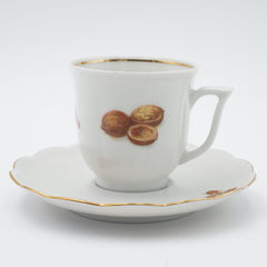 Vintage Bavaria Johann Seltmann Vohenstrauss Cup and Saucer Fruit and Nut