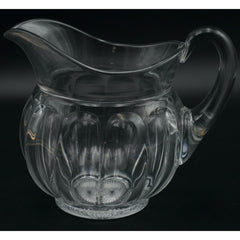 Vintage 1950s Heisey Colonial Clear Pressed Glass 56 Oz Jug Heavy Crafted In USA