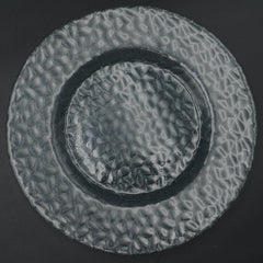 Arcoroc Vercors Ice Blue Light Blue Pebbled 9.5” Salad Plate