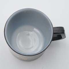 Vintage Federal Glass Zodiac Aquarius Mug Black - The Water Carrier