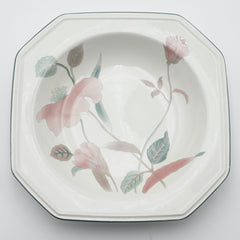 1-Piece Mikasa Continental F3003 Silk Flowers Rim Soup Bowl Made in Japan