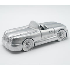 Vintage Pewter Classic Convertible Car Model Collectible Made in India