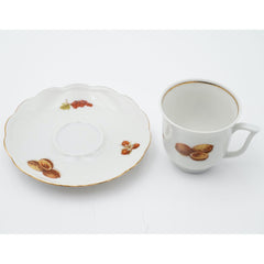Vintage Bavaria Johann Seltmann Vohenstrauss Cup and Saucer Fruit and Nut