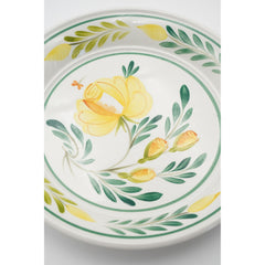 Macy's Hand-Painted Yellow Rose 8.5" Salad Plate by Portmeirion in Britain