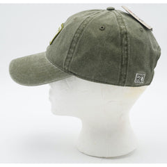 The Game Headwear Hat Olive Green Trucker Adjustable Cap #GB465