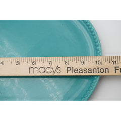 Princess House Pavillion Del Mar Teal Blue Party Snack Plates Set of 6