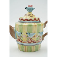 Sakura Debbie Mumm Hand-Painted Teapot INSPIRED MOMENT