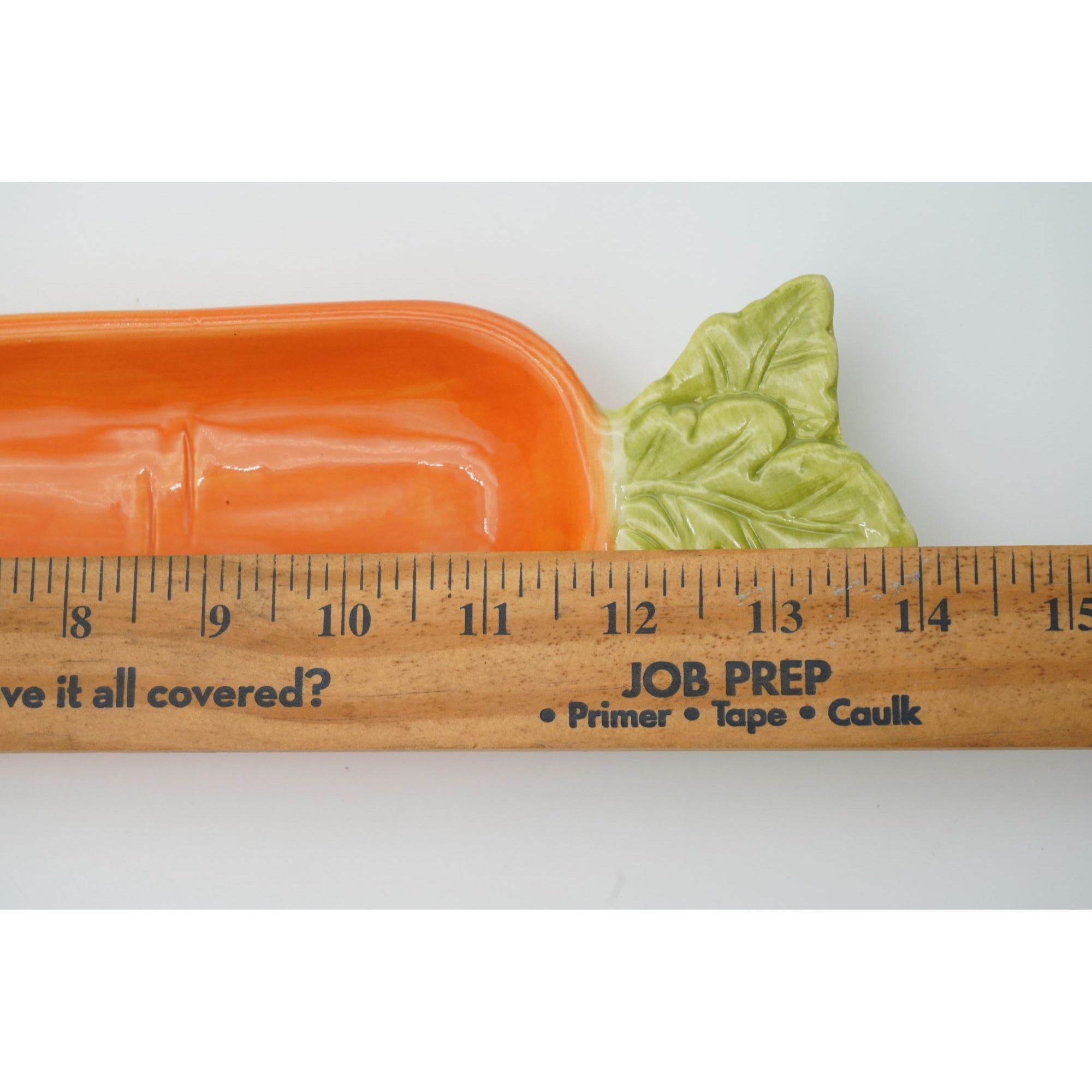 Pier 1 Carrot Shaped Ceramic 14" Long Serving Dish