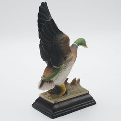 Porcelain Mallard Duck Figurine Birds in Flight Collection Flight of the Mallard