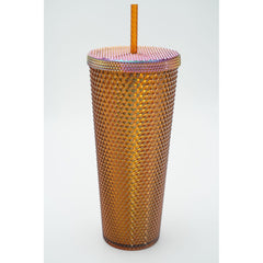 Starbucks Gold Studded Honeycomb Venti Cold Cup Tumbler 24oz