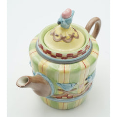 Sakura Debbie Mumm Hand-Painted Teapot INSPIRED MOMENT