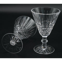 Waterford Crystal Tramore (Cut) Claret Wine Goblets 5.25" H Set of 3