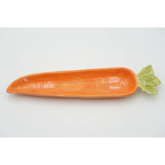 Pier 1 Carrot Shaped Ceramic 14" Long Serving Dish