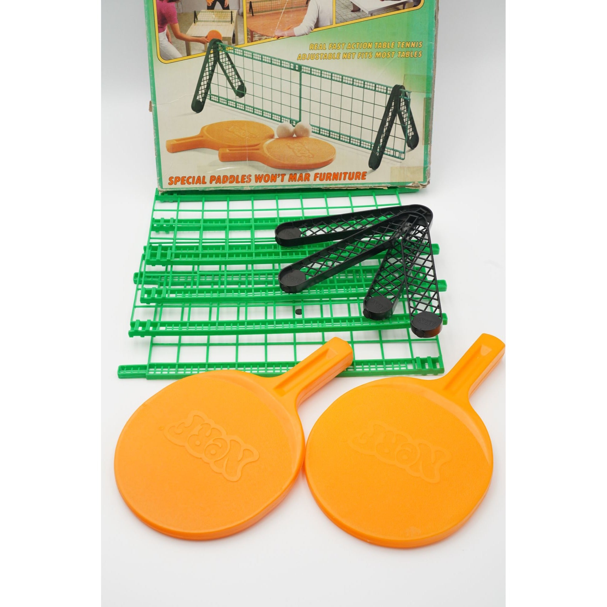 Vintage Nerf Ping Pong Game, Parker Brothers 0273, MISSING TWO BALLS