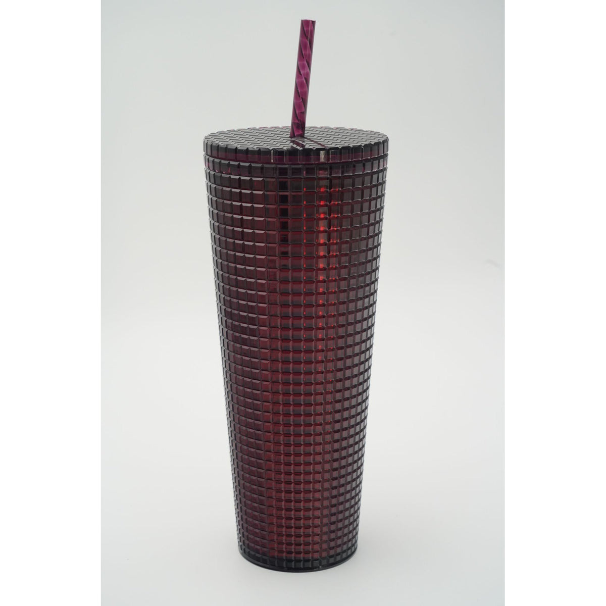 Starbucks Plum Berry Disco Grid Holiday Venti Tumbler 24oz