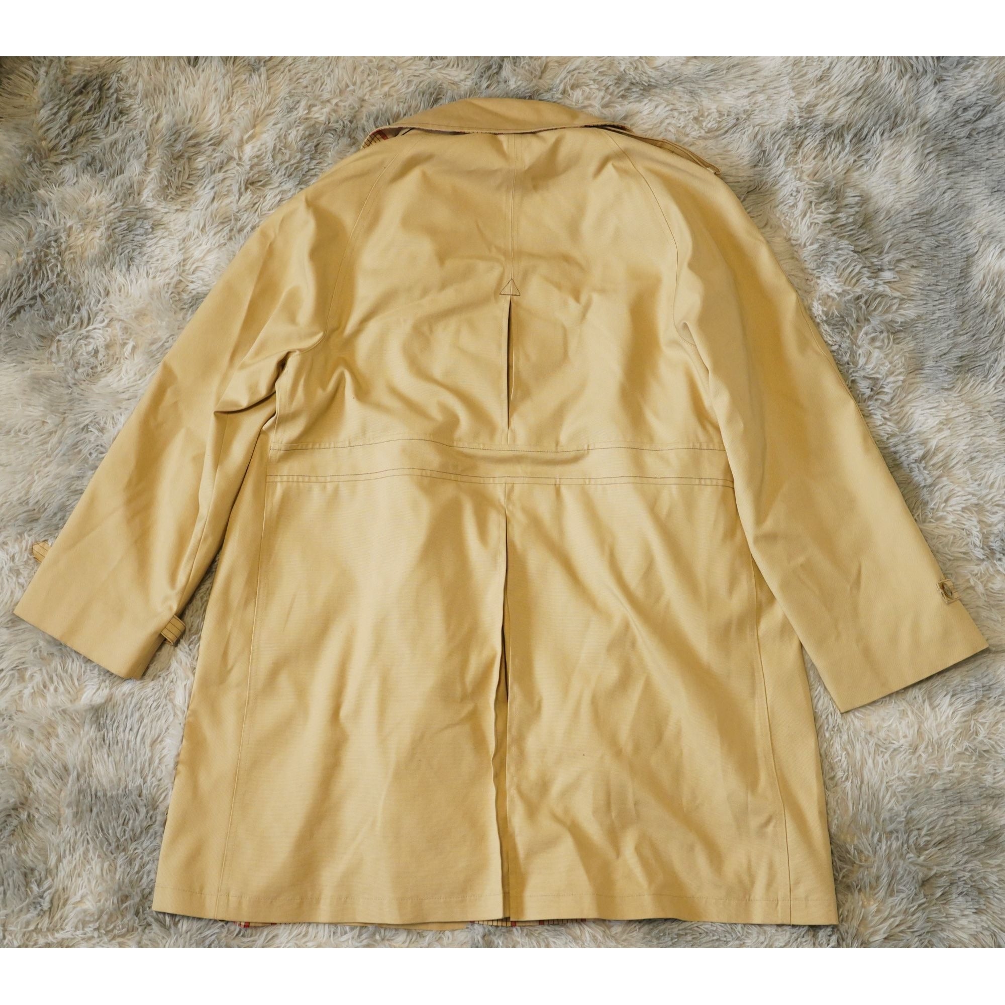 Vintage Harbor Master Trench Coat Khaki Mens Size 44