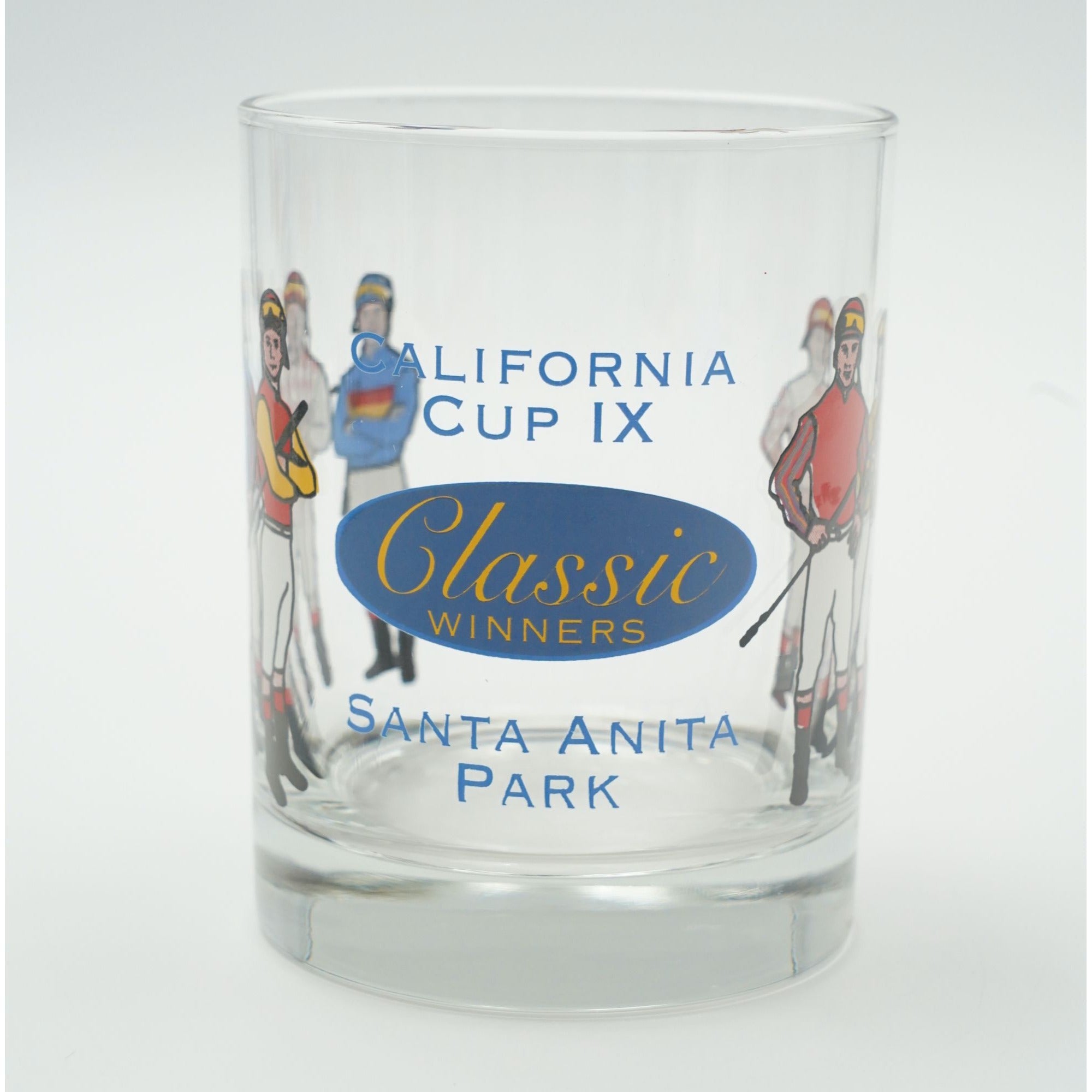 California Cup IX Classic Winners Santa Anita Park Drinking Glasses Set of 4